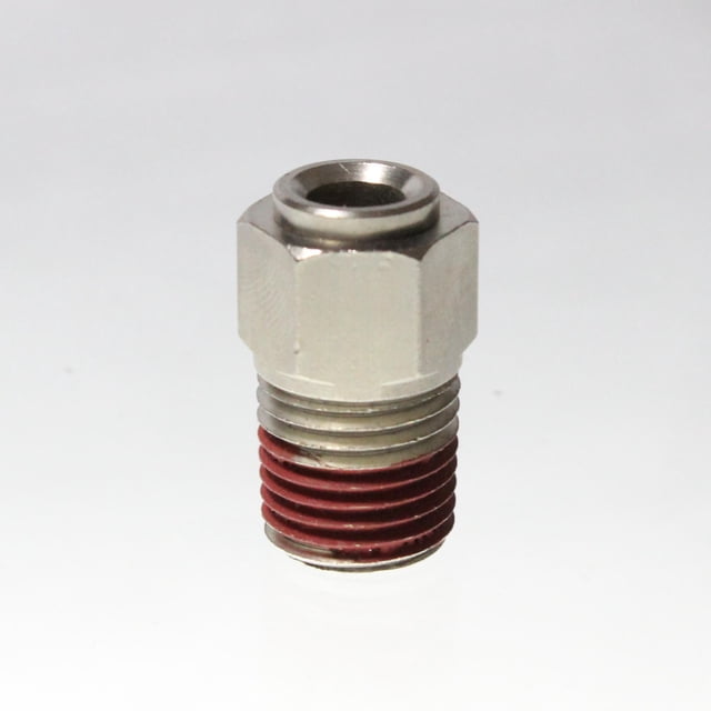 Brass Straight Push To Connect Fitting 5/16" OD x - 1/2" BSPT (R) Male