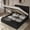 Black, Velvet, variant on Amolife Full Lift Up Storage Bed Frame with Velvet Adjustable Headboard and Ample Storage Space, No Box Spring Needed, Beige