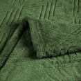 thumbnail image 5 of BNM Fleece Diamond Fluffy Blanket, Throw XL, Green, 5 of 7