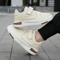 thumbnail image 3 of Boy's Trendy Colour Block Skate Shoes, Comfy Non Slip Thermal Sneakers, Winter, 3 of 5