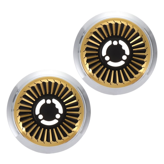 CHICHUMID 2Pcs Burner Stand Cooktop Burner Pot Grate Cast Iron Golden
