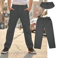 thumbnail image 4 of School Pants For Boys Pants Stretch Pants With Pockets Straight Pants Gray School Pants For Boys Back To School Outfits For Boys Clothes For Boys 10-11 Years, 4 of 5