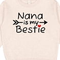 thumbnail image 3 of Inktastic Nana is My Bestie Toddler Sweatshirt, 3 of 4