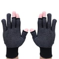 thumbnail image 2 of Mdesiwst 1 Pair Sports Gloves Fingerless Anti-slip Sun Protection Polyester Open Finger Fishing Tea Picking Gloves Outdoor Sports, 2 of 7