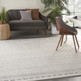 thumbnail image 2 of 7â€™ x 10â€™ Ivory and Gray Geometric Area Rug, 2 of 5