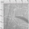 thumbnail image 2 of oneOone Rayon Gray Fabric Ocean Texture Starfish Craft Projects Decor Fabric Printed By The Yard 56 Inch Wide, 2 of 4