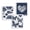 Deep Ocean, variant on Stasher Reusable Swedish Dishcloths, 7" x 8", Washable Absorbent Biodegradable Odor Resistant, Floral Print, 3 Pack