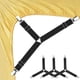 thumbnail image 1 of Sujetadores de sábanas Foloda con forma de triángulo ajustable, 4 unidades, 1 of 8
