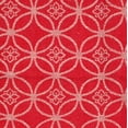 thumbnail image 6 of Contemporary Home Living Flower of Life Kitchen Dish Towels and Dish Cloth - 28" - Red and White -, 6 of 7