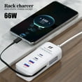thumbnail image 3 of USB C Charger Block,Wall Charger Adapter With Two PD Ports And Two USB Ports A ,Super Fast Type C Charging Station Hub for Phones Support Simultaneous Charging Of Multiple Devices, 3 of 6