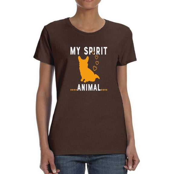 My Spirit Animal Corgi T-Shirt Women -Image by Shutterstock, Female 4X-Large