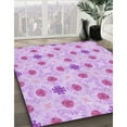 thumbnail image 2 of Ahgly Company Indoor Rectangle Patterned Heliotrope Purple Area Rugs, 7' x 9', 2 of 6