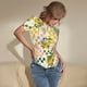 thumbnail image 3 of Balery Fruit Body de cuello redondo de manga corta para mujer Tops de manga corta Tops básicos-Medium, 3 of 7