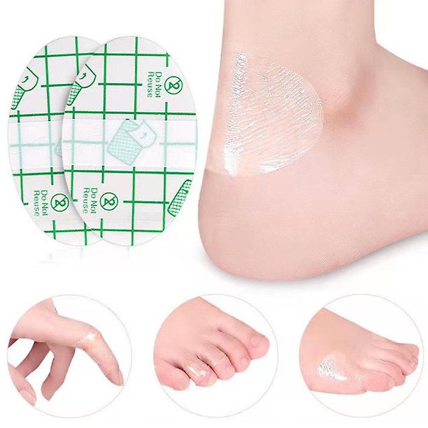 Vendajes invisibles para ampollas, protector impermeable para ampollas, yeso para almohadillas de ampollas, protector de gel para ampollas para dedos de los pies, protección para el talón y el antepié ZefeiWu 1327533465199