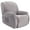 Silver Gray, variant on Elastic Velvet Recliner Sofa Slipcover, Armchair Covers with Side Pocket, Non-Slip Furniture Protector, Silver Gray