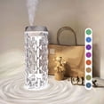 thumbnail image 2 of Crystal Lamp Air Humidifier Color Night Light Touch Lamp With Cool Mist Maker Fogger LED Atmosphere Room Decoration Home Decor Lights, 2 of 10