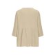 thumbnail image 4 of Craaazy Women Casual V Neck Blouse, Solid Color 3/4 Sleeve Button Down Shirt, Loose Fit Comfy Cotton Linen Top for Daily Wear Gifts, 4 of 6