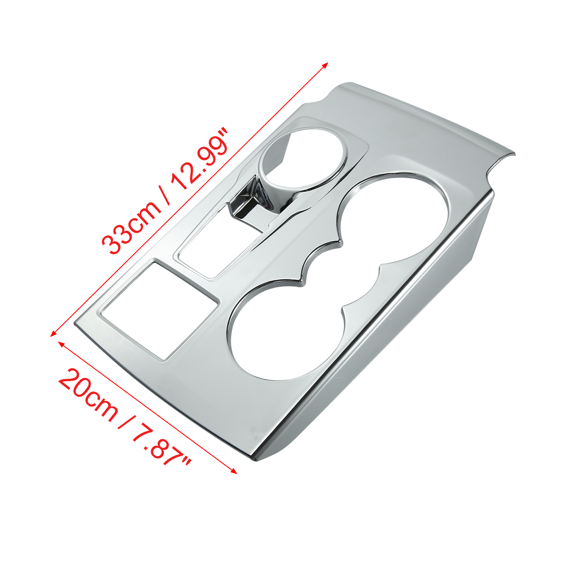 Center Console Gear Shift Panel Trim Cover Sticker Decal for Ford Bronco Sport 2021-2022 Interior Decoration Silver Tone