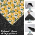 thumbnail image 3 of Yellow Lemon Fruit Flowers Pink Pattern Kitchen Rugs Sets Of 3,Kitchen Runner Rugs Non Skid Washable,Decorative Kitchen Floor Mats for Kitchen,Sink,Laundry,17"x30"+ 17"x47" + 17"x59", 3 of 6