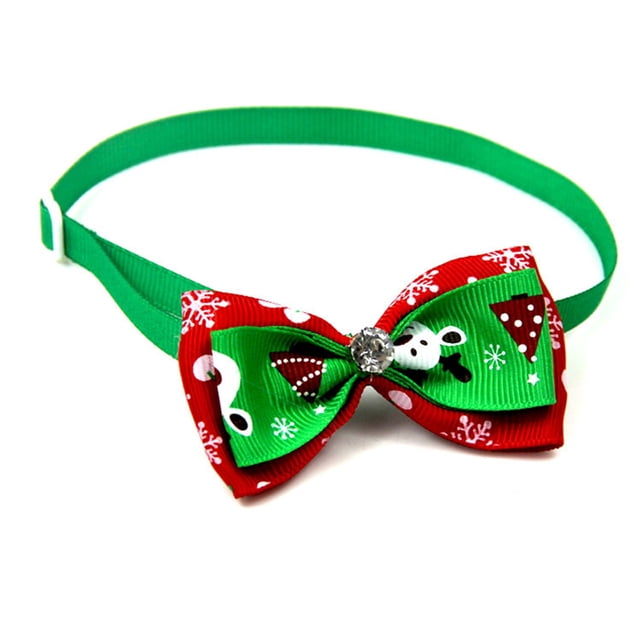 Collares para mascotas Methold corbata navideña para perros pequeños