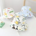 thumbnail image 5 of Summer Baby Boys Girls Toddler Cartoon Print Bucket Hats Sun Protection Hat Baseball Cap with Adjustable Strap,S/M, 5 of 8