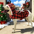 thumbnail image 4 of Pet Clothes Santa Riding Festive Outfit Holiday Apparel for Small Medium Large Puppies, 4 of 5