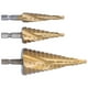 thumbnail image 3 of 3Pcs Hex Shank Step Drill Bit High Speed Steel Sturdy Durable Convenient Spiral Step Drill Bit, 3 of 5