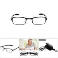 thumbnail image 5 of Gafas de lectura para aliviar la fatiga, plegables, ligeras y portátiles, de vidrio para presbicia (negro 1,5), 5 of 5