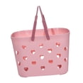 thumbnail image 2 of Organizador portátil para ducha, organizador de contenedores, multiusos, almacenamiento de alta capacidad. Rosa, 2 of 9