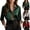 Green, variant on Tops for Women Satin Blend Leopard Print Long Sleeve Round Neck Slim Beach Tops,Green,L