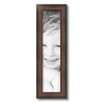 thumbnail image 2 of ArtToFrames 5" x 21" Honors Mahogany with Black Picture Frame, 5x21 inch Brown Wood Poster Frame (WOM-5154), 2 of 7
