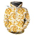 thumbnail image 2 of Nueva moda casual para hombre, sudadera con capucha sencilla con estampado 3D dorado, sudaderas con capucha personalizadas para hombre, ropa para hombre, 2 of 4