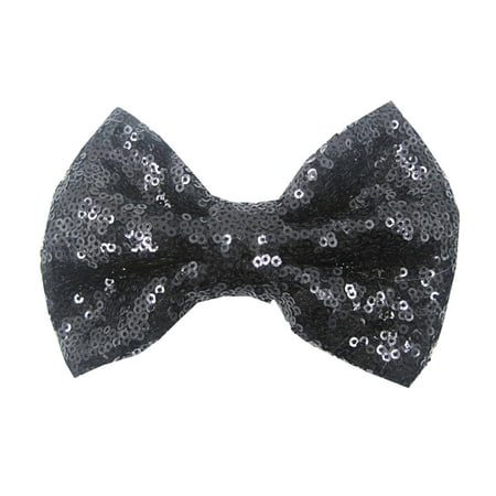 

Baby Girls Infant Hair Bows Turban Toddler Baby Girls Glitter Hair Bowknot Hair Clip Sequins Hairpin Headwear