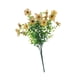 thumbnail image 3 of Ramo de flores violetas artificiales, planta falsa para jardín de casa con tallos verdes Amarillo, 3 of 9
