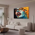 thumbnail image 3 of Abstract Art Modern Decorative Painting Face Framed Canvas Poster Bedroom Decor Sports Landscape Office Room Decor Gift,Frame-style,16x24inch(40x60cm), 3 of 8