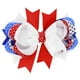 thumbnail image 1 of Pinzas para el cabello para mujeres, pinzas para peinar, pinzas para el cabello para niñas, diadema con bandera, lazo para el cabello, banda elástica para el cabello para el Día de la Independencia, t, 1 of 3
