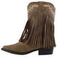 thumbnail image 4 of Roper Girls Fringes Snip Toe Cowboy   Mid Calf Boots, 4 of 7