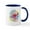 White/Navy Inside, variant on CafePress - Skull Headdress Mug - 11 oz Ceramic Mug - Novelty Coffee Tea Cup