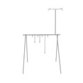 thumbnail image 1 of Outdoor Picnic Camping Aluminum Alloy Shelf Hangings Rack Portable Multi-purpose Storage Hangings Objects, 1 of 8