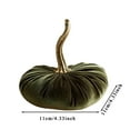 thumbnail image 4 of Miyuadkai Pendant Decor Pumpkins Pumpkin Super Soft Velvet With Handmade Stuffed Home Decor room decor Olive Green One Size, 4 of 4