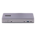 thumbnail image 1 of StarTech.com USB-C Docking Station, Multi-Monitor HDMI/DP/DP Alt Mode USB-C Dock, Triple-4K 30Hz / Dual-4K 60Hz, 7-Port USB Hub, 60W Power Delivery, Gigabit Ethernet - Works With Chromebook (WWCB) certified (DK31C3MNCR) - Docking station - USB-C / Thunderbolt 3 / Thunderbolt 4 - 2 x HDMI, 2 x DP, USB-C - 1GbE - 60 Watt, 1 of 11