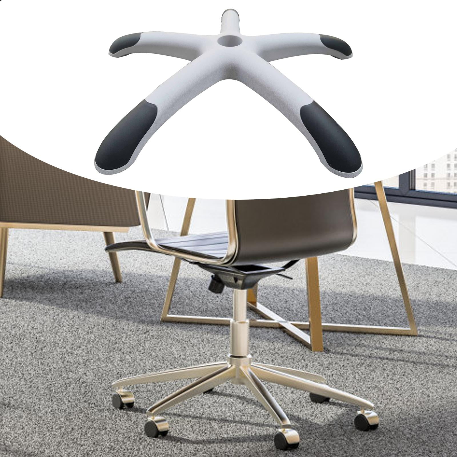 Removable Swivel Chair Base ,Reinforced Metal Leg ,Replaceable Office  Furniture Accessories ,Universal Desk Chair Base for Office Gaming Chair  Style C