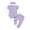 Purple A, variant on WRKEKC Girls 3-Piece Outfits Multi-Color Heart Print Ruffle Sleeve Ribbed Bodysuit Pants Headband Set 0-24 Months