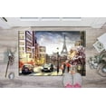 thumbnail image 6 of Eiffel Rugs, Spring Landscape Rug, Paris Street Landscape Rug, Living Room Rug, Hallway Rug, Girl Room Rug, Area Rugs, View Rug, Office Rug, 2.6'x9.2' - 80x280 cm, 6 of 8
