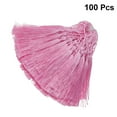 thumbnail image 5 of 100 piezas creativas borla colgante decoración DIY borla colgantes marcador ventilador colgantes delicados teléfono móvil borla colgantes para manualidades DIY fabricación (rosa), 5 of 5