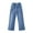 Blue, variant on Gubotare Jeans for Teen Girls Girls Casual Jeans Elastic Waist Denim Wide Leg Pants Toddler Trousers Softball Pants Girls (Blue,5-6 Years)