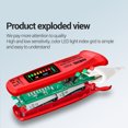 thumbnail image 3 of VC1017 Probador Eléctrico LED Sin Contacto Detector Voltaje CA Digital () Rojo, 3 of 9