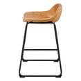 thumbnail image 3 of Leighton PU Counter Stool, (Set of 2) Set of 2 - Tan - Counter Height - 23-28 in., 3 of 5