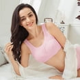 thumbnail image 5 of Sujetador de mujer Bralette de algodón Lencería de mujer Top corto sin mangas Sujetadores para mujer Sujetador deportivo sólido sin costuras, 5 of 5