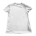 thumbnail image 3 of MIXUE Shirts For Men Summer Solid Color Round Neck Short Sleeve Casual Basic Pullover Tops T Shirts Daily-Wear,White,S, 3 of 3